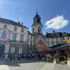 The Rennes Town Hall (Hôtel de ville) with its iconic clock