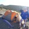 When we didn't stay in huts, we had tents