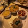This plate was part of a huge dinner we ate in Chennai, Tamil Nadu