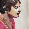 A painting of my friend Lalitha