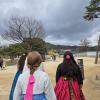 Wearing 한복 (han-bok), or traditional Korean clothing