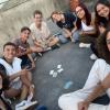 We taught our students some American card games!