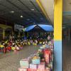Students waited patiently for their name or number to be called in the raffles