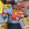 Students also brought in gifts to exchange with each other in a student raffle
