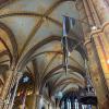The Matthias Church is unique because it has been a catholic church, a mosque and now a catholic church again, and no surface on the inside is left bare!
