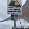 We are on the edge of the Ring of Fire, which means that tsunamis are a possibility.