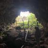 The volcanic islands often have these tunnels below the surface.