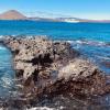 The water and the volcanic islands are so vibrant and dramatic.