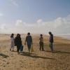 Sunday morning, my study abroad group and I met an NGO and we helped them clean the beach in Cádiz