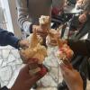 We had some delicious ice cream and listened to Italian music. I decided to get coconut and it was really good.