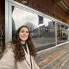 Smiling at the Liechtenstein Welcome Center