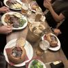 Trying lots of traditional Czech food in Prague