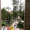 Cuenca's central park is right in front of the church, so you can get pretty views of the park, too!