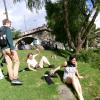 Me and my friends enjoying the sunny day by the river!