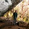 After hiking through the forest in Cajas, you reach a cave, and my friend Ben found a wizard's staff by the entrance!