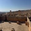 In Jerash, we looked at the ruins of an ancient Byzantine church.