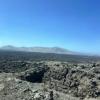 Hardened rivers of "magma" (melted lava) from former volcanic eruptions on Lanzarote