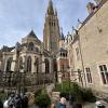 The Church of Our Lady in Bruges; its brick church tower (shown here) is the world's second tallest!
