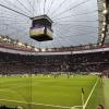 Das Innere des Deutsche Bank Parks in Frankfurt (Heimstadion von Eintracht Frankfurt)