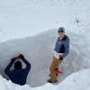 Me with my snow pit at the end of the week