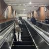 Some subway stations are very deep underground. Look at how tall these escalators are!