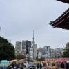 From the temple, you can see another Tokyo landmark in the distance: the Skytree, Tokyo's tallest building!
