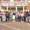 UNC Project–Malawi, The Annex — Members of the UNC Project gathered outside the Annex on Kamuzu Central Hospital campus