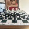 Teaching chess to my host brother 