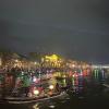 The ancient tradition of releasing lanterns into the river in Hoi An from small boats was brought to the city by Chinese and Japanese merchants