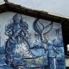 A mural of Lemanja, queen of the sea, that I found by the sea