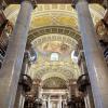 Inside a big library in Vienna, Austria