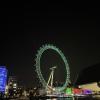 The famous London Eye is a huge Ferris wheel where you have the best view of the city and it lights up with the nearby buildings