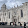 The Jerónimos Monastery is one of the most famous historic landmarks in Belém.