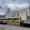 Public transportation is a normal part of daily life in Lisbon, and even the vehicles reflect the city’s urban character.