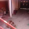 It looks like two stories, but in reality its less because on the first floor, its a complete mess