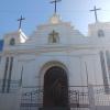 Next to the court, impressive on its perch, sits the awe-inspiring catholic church