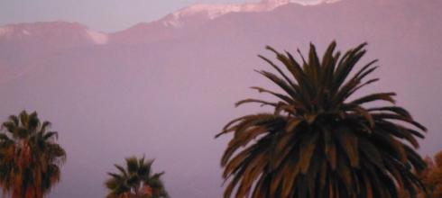 The Andes in the evening