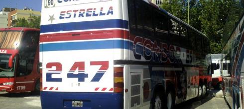 This is the bus we took to Sierra de la Ventana