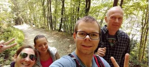 Hiking Sivec with some members of the English Language Club
