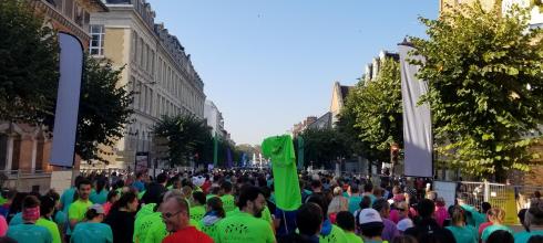 Runners getting ready