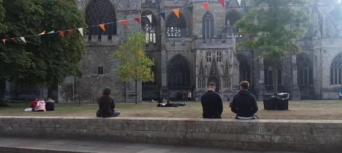 The Exeter Cathedral is a Anglican cathedral