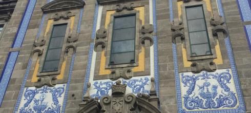 In Portuguese, tiles are "azulejos" and they are gorgeous