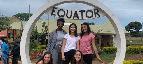 We stopped in Uganda for the equator