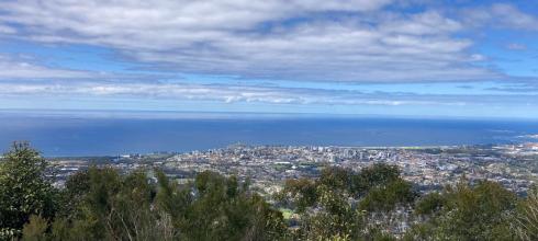 View of Wollongong from the Bulli Lookout