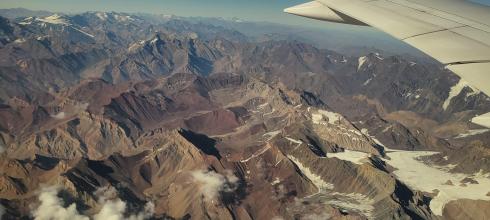 Here is an aerial view of Los Andes from 38,000 miles above the ground!