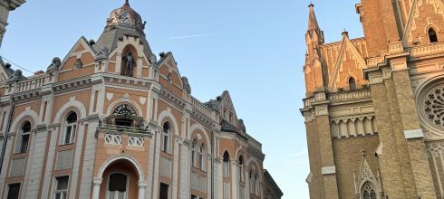 The city center of Novi Sad