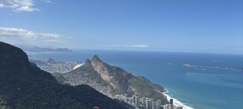 View of Zona Sul from Pedra Bonita 