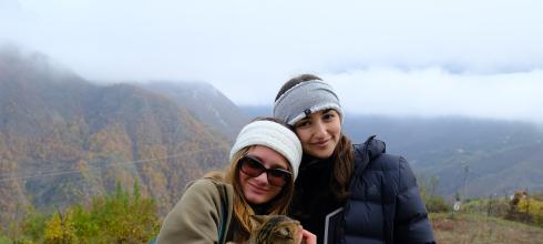 The cutest cat at our Airbnb in Valbonë
