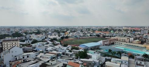 A beautiful view from Long Xuyên in An Giang Province 