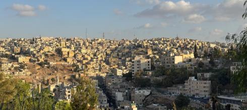 A beautiful view overlooking the city.